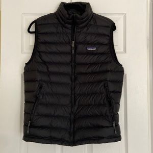 Patagonia Down Sweater Vest - Men's, Medium, Black